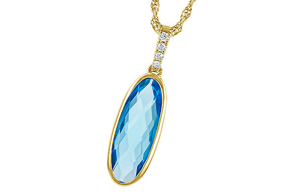 K273-39968: NECK 1.90 BLUE TOPAZ 1.93 TGW