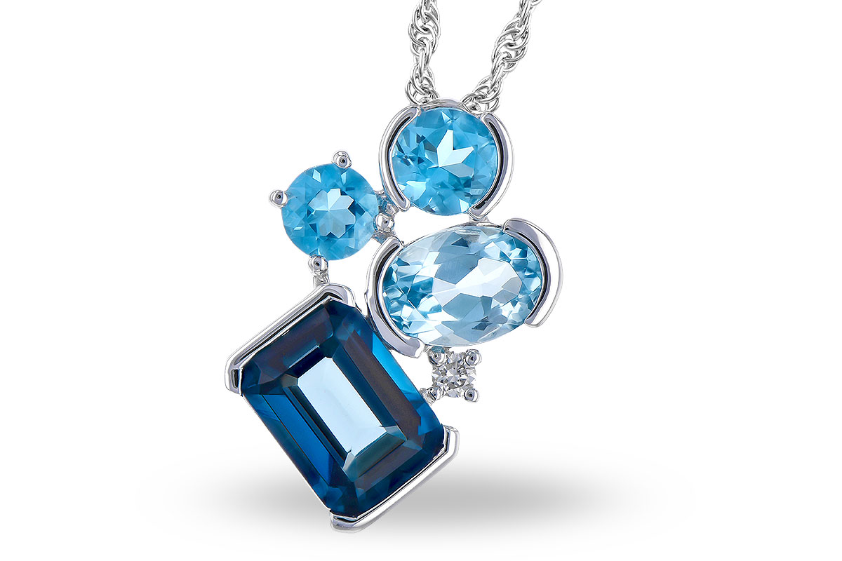 K273-43595: NECK 3.08 BLUE TOPAZ TW 3.11 TGW