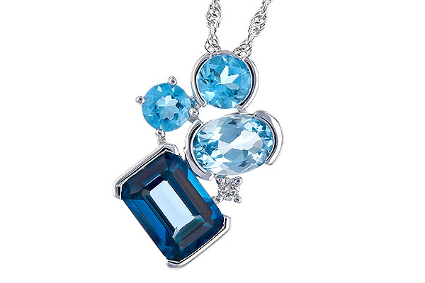 K273-43595: NECK 3.08 BLUE TOPAZ TW 3.11 TGW