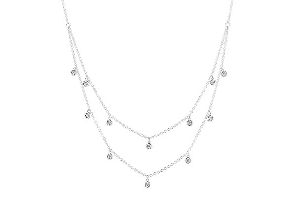 K274-29077: NECKLACE .22 TW (18 INCHES)