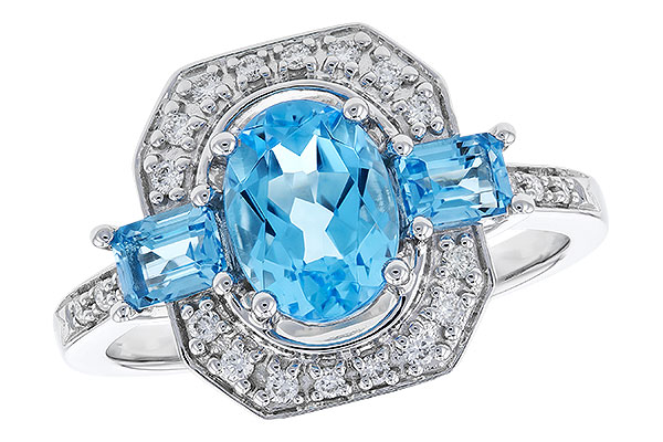 K274-30895: LDS RG 1.75 TW BLUE TOPAZ 1.90 TGW