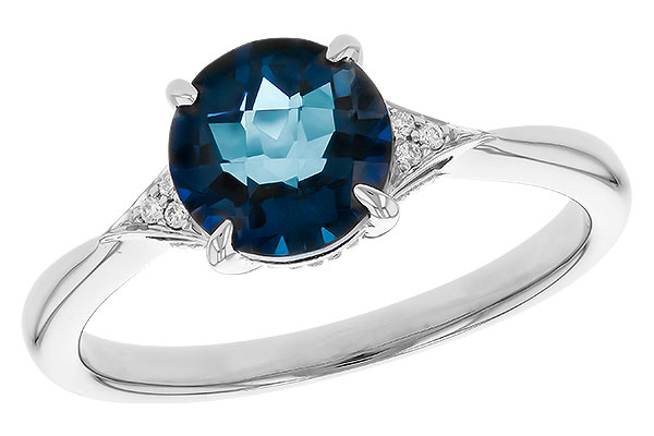 K274-32668: LDS RG 1.60 LONDON BLUE TOPAZ 1.62 TGW (7MM RD)