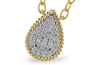 K274-35413: NECKLACE .32 TW (18")