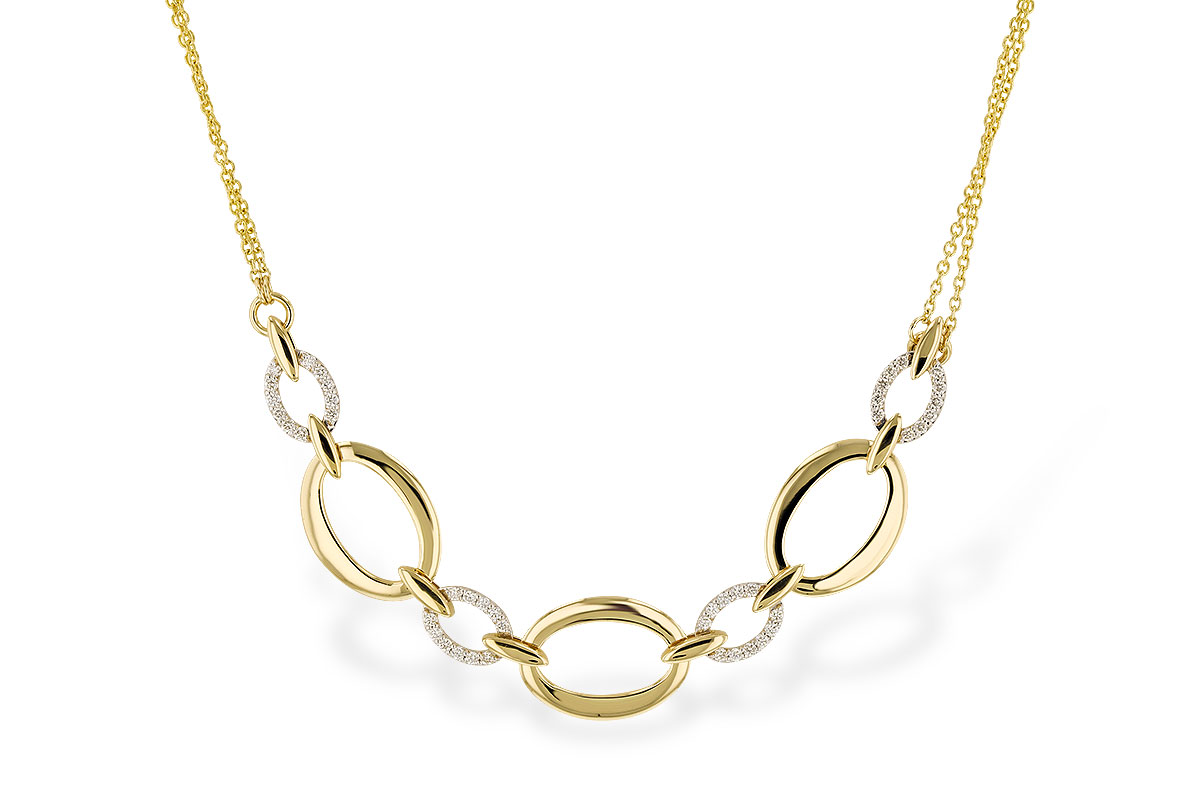 K275-19922: NECKLACE .50 TW (18")