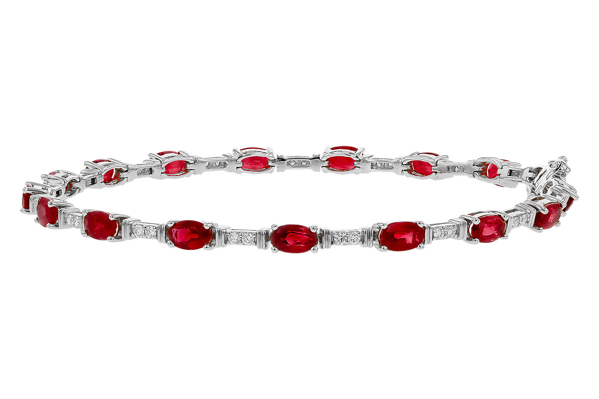 K275-20904: BRACELET 4.65 RUBY 4.97 TGW (7")