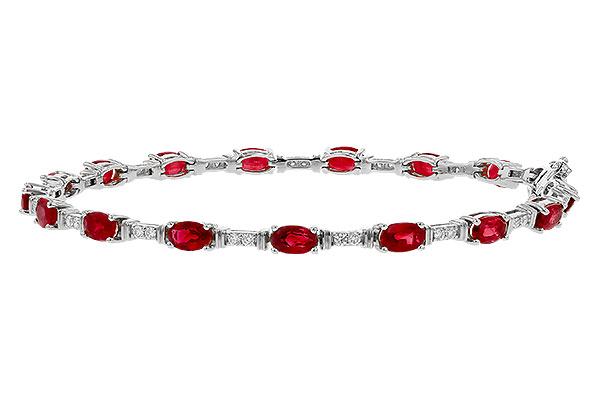 K275-20904: BRACELET 4.65 RUBY 4.97 TGW (7")