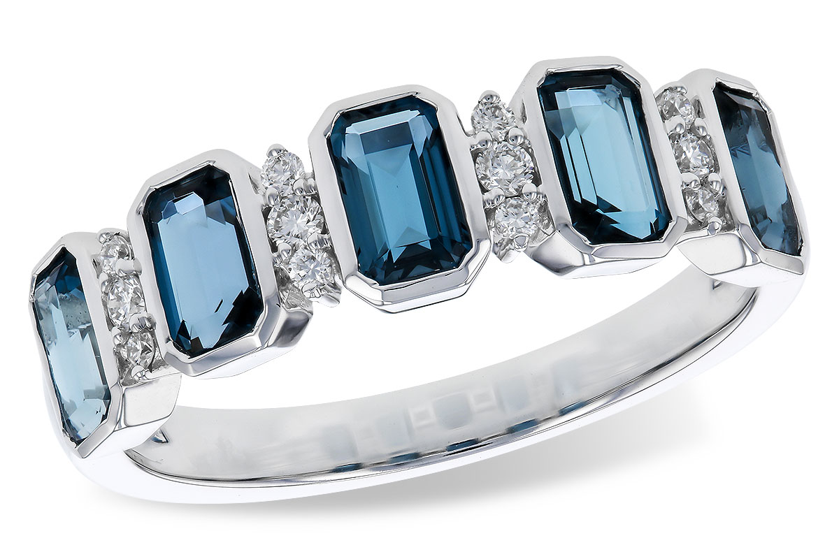 K275-21759: LDS RG 1.46 TW LONDON BLUE TOPAZ 1.58 TGW