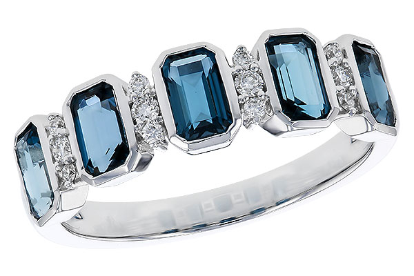 K275-21759: LDS RG 1.46 TW LONDON BLUE TOPAZ 1.58 TGW