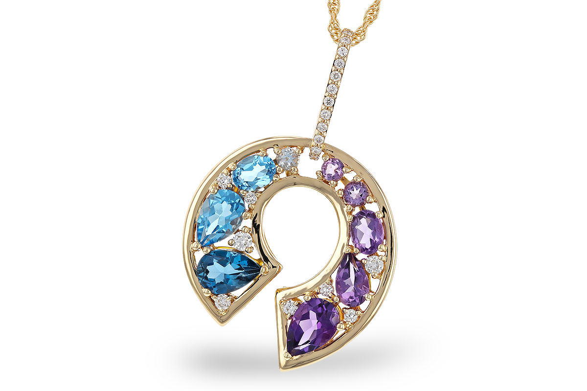 K275-22686: NECKLACE 1.77 SEMI-PREC (AMY & BT) 1.90 TGW