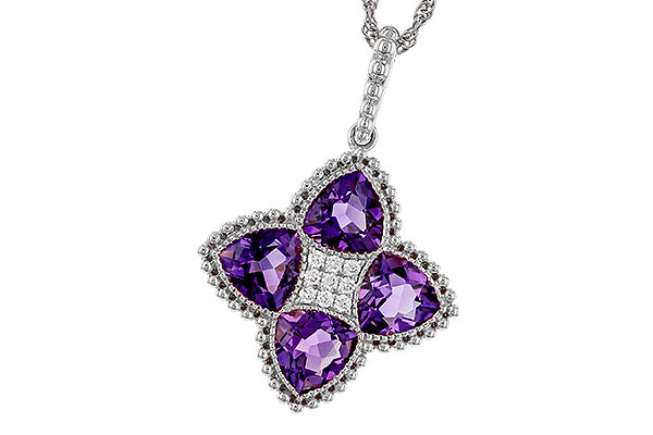 K275-23550: NECKLACE 2.22 AMETHYST 2.28 TGW
