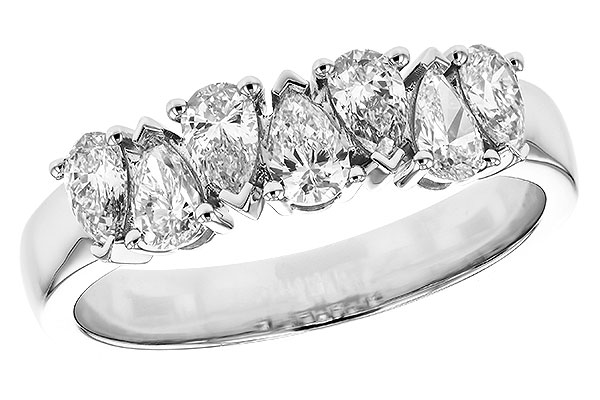 K275-23559: LDS DIA WED RG .97 TW (7 PEARS)