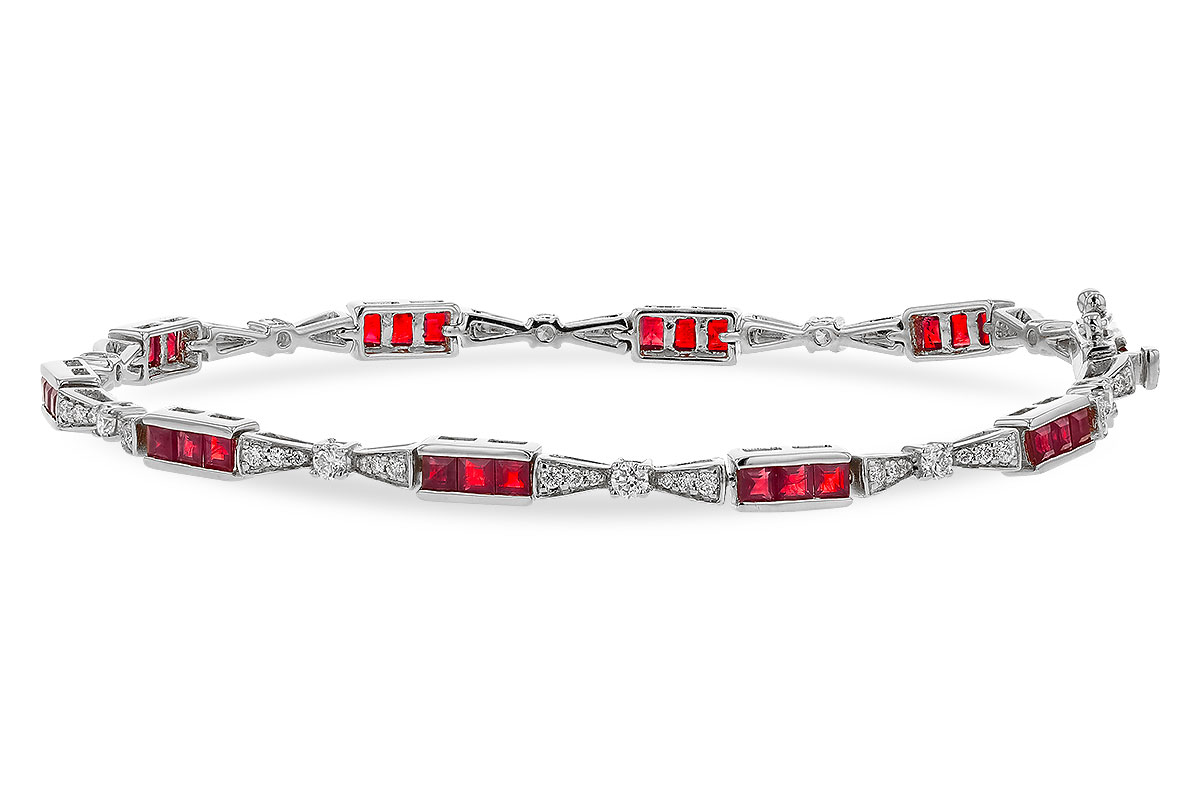 K275-24495: BRACELET 2.05 RUBY 2.70 TGW (7")