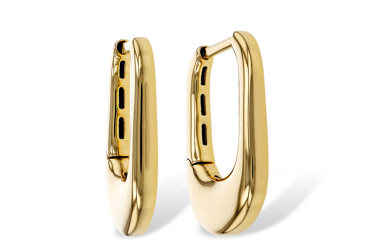 K275-26295: GOLD EARRINGS (18MM)