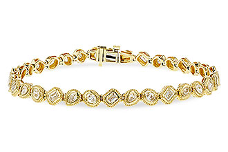 K275-26341: BRACELET 2.15 TW FANCY CUT DIAMONDS