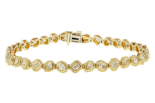 K275-26341: BRACELET 2.15 TW FANCY CUT DIAMONDS