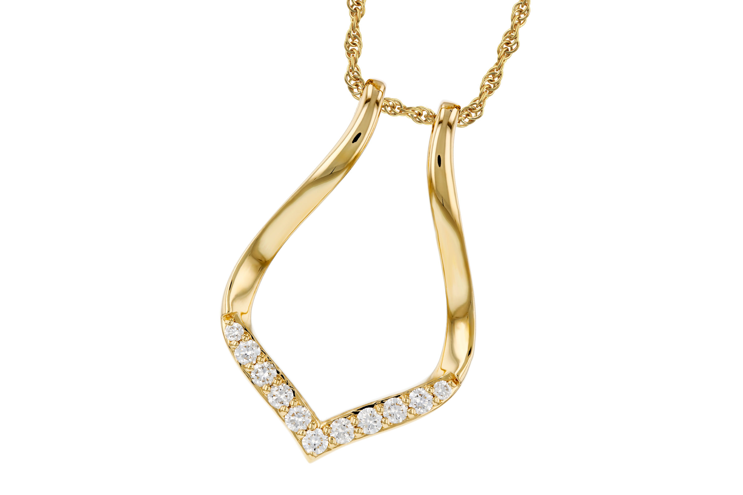 K276-10841: NECKLACE .33 TW