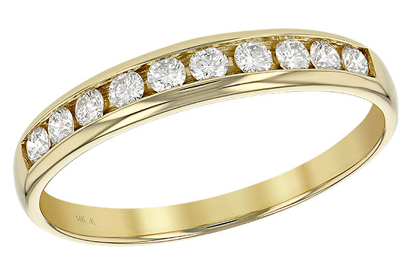 L093-42704: LDS WED RG .25 TW (10 STONES)