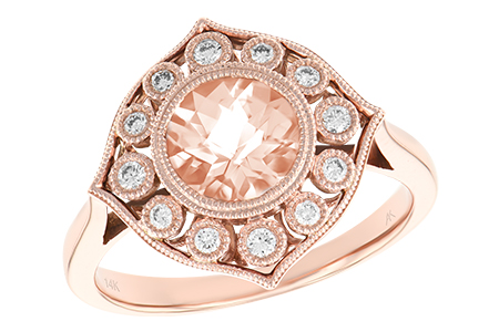 L188-86295: LDS RG .90 MORGANITE 1.05 TW