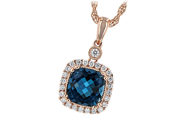 L189-74459: NECK 1.63 LONDON BLUE TOPAZ 1.80 TGW (7MM LBT)