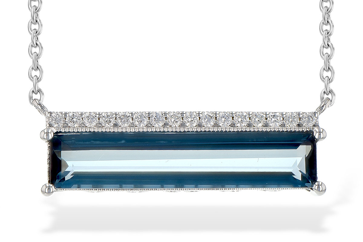 L190-69959: NECK 2.70 LONDON BLUE TOPAZ 2.80 TGW