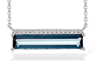 L190-69959: NECK 2.70 LONDON BLUE TOPAZ 2.80 TGW