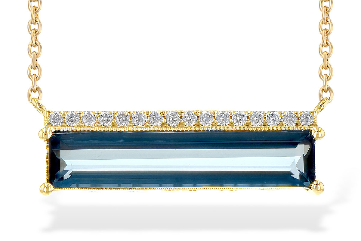 L190-69959: NECK 2.70 LONDON BLUE TOPAZ 2.80 TGW