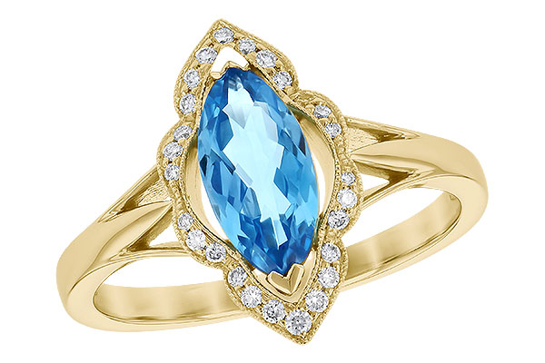 L273-43622: LDS RG 1.26 BLUE TOPAZ 1.37 TGW