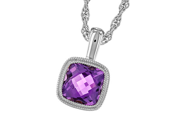 L274-34459: NECKLACE .82 AMETHYST