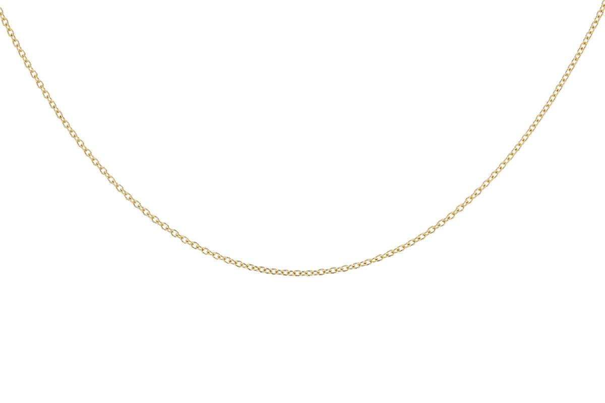 L274-34486: CABLE CHAIN (18IN, 1.3MM, 14KT, LOBSTER CLASP)
