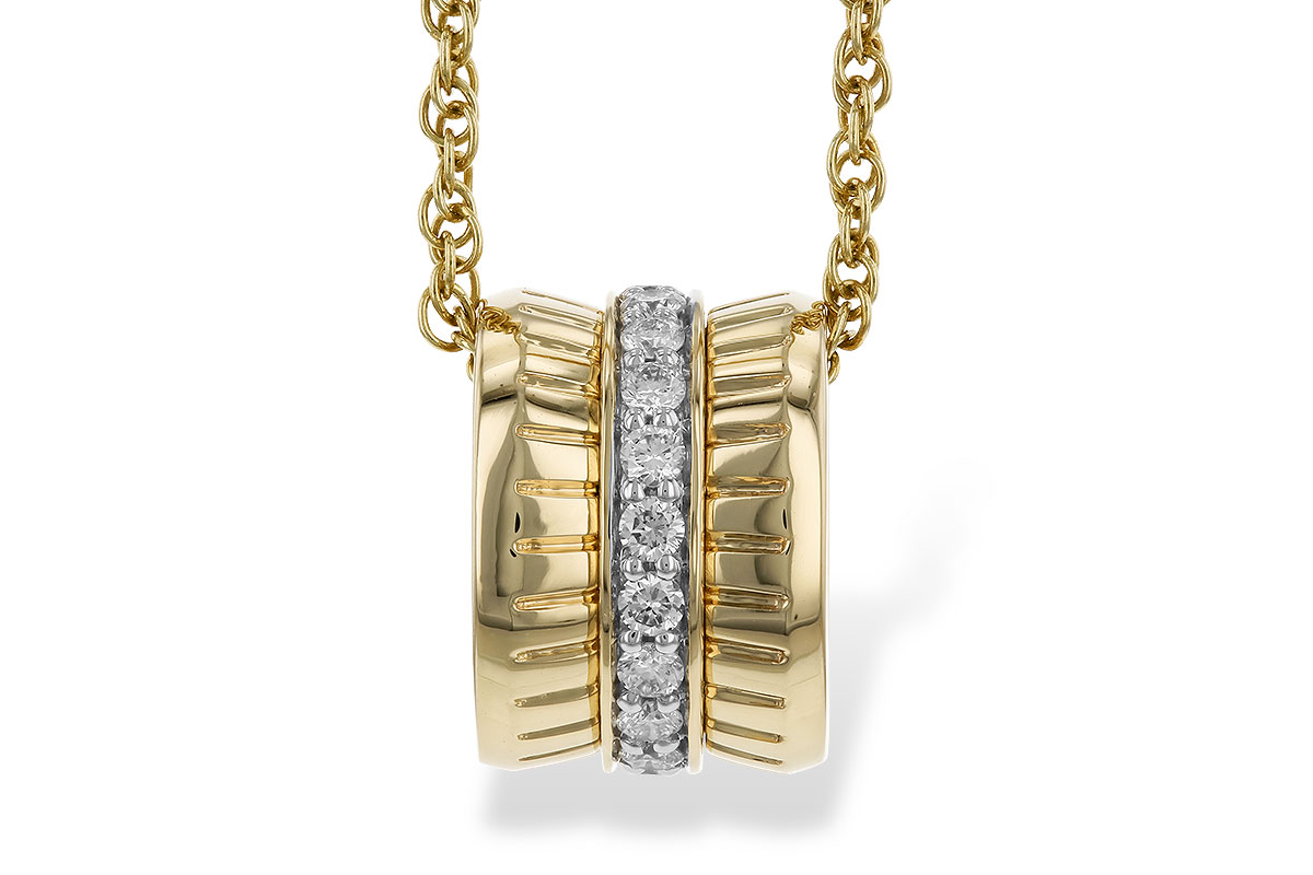 L274-35404: NECKLACE .24 TW