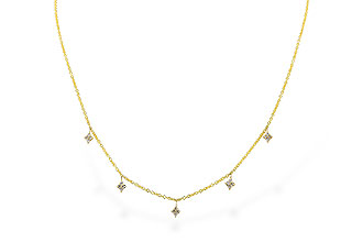 L274-35413: NECKLACE .19 TW (18")