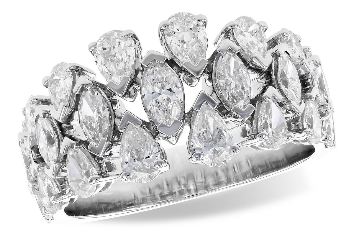 L274-36295: LDS DIA WED RG 1.85 TW FANCY CUT DIAS