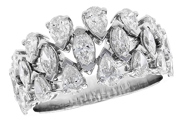 L274-36295: LDS DIA WED RG 1.85 TW FANCY CUT DIAS