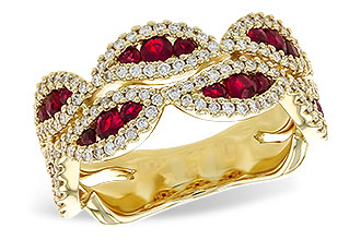 L274-36350: LDS WED RG .70 TW RUBY 1.11 TGW