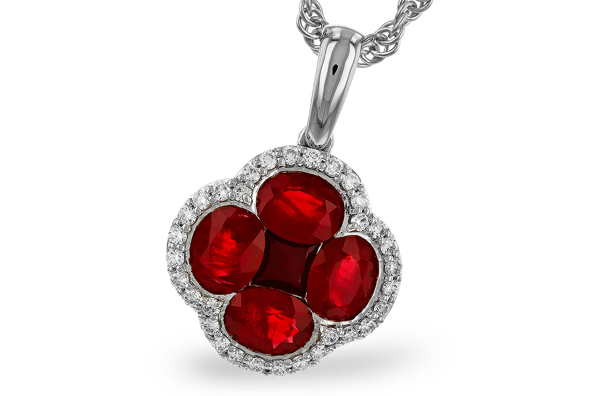 L275-20822: NECKLACE 1.72 RUBY 1.87 TGW