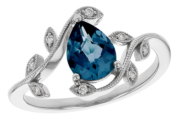 L275-22695: LDS RG 1.20 LONDON BLUE TOPAZ 1.26 TGW (8x6MM LBT)