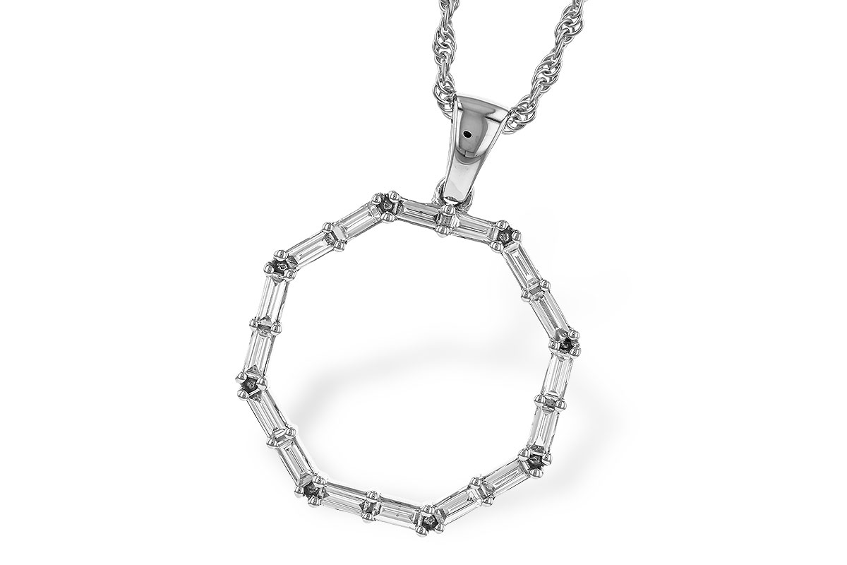 L275-24477: NECKLACE .35 TW BAG DIAS