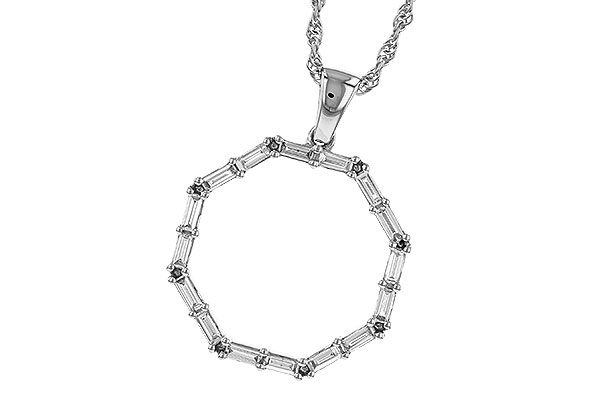 L275-24477: NECKLACE .35 TW BAG DIAS