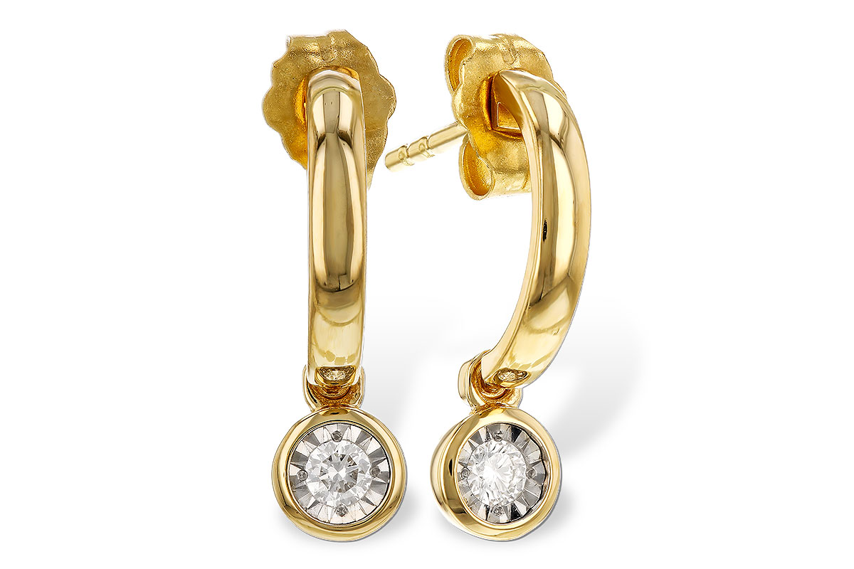 L275-25413: EARRINGS .10 TW