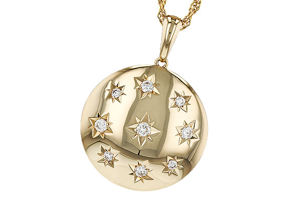 L276-09959: NECKLACE .17 TW
