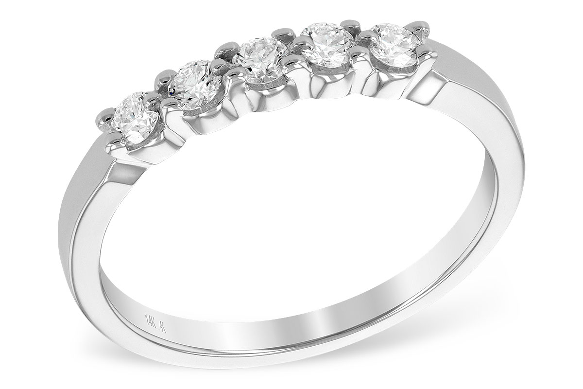 M186-13559: LDS DIA WED RG .25 TW (5 STONES)