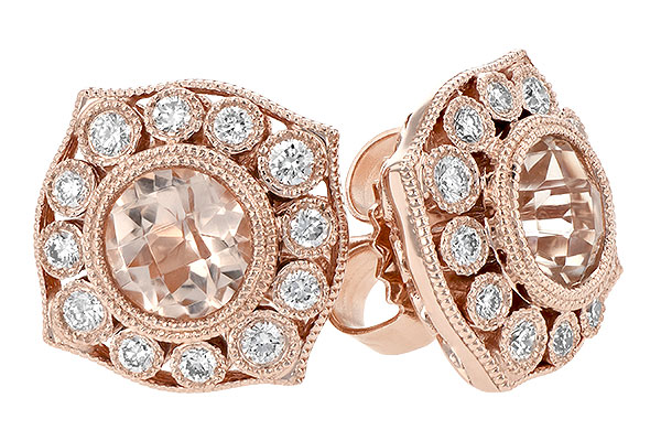 M188-86295: EARR .75 MORGANITE .98 TGW