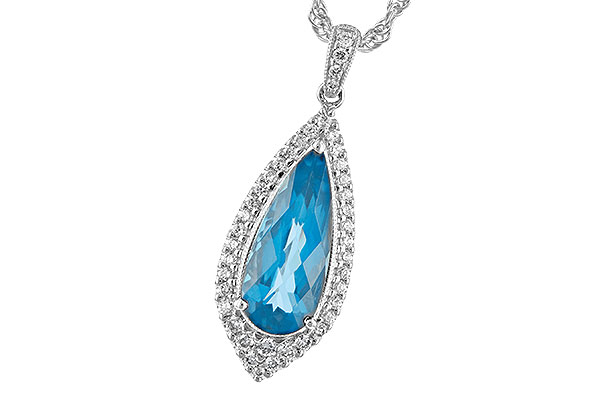 M189-76295: NECK 2.40 BLUE TOPAZ 2.65 TGW