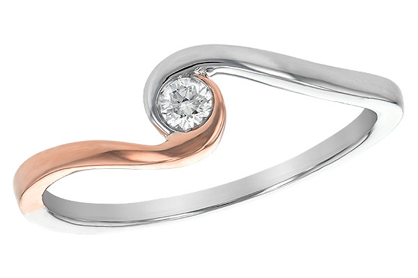 M190-69968: B189-78105 W/ ROSE GOLD TRIM .07 BR