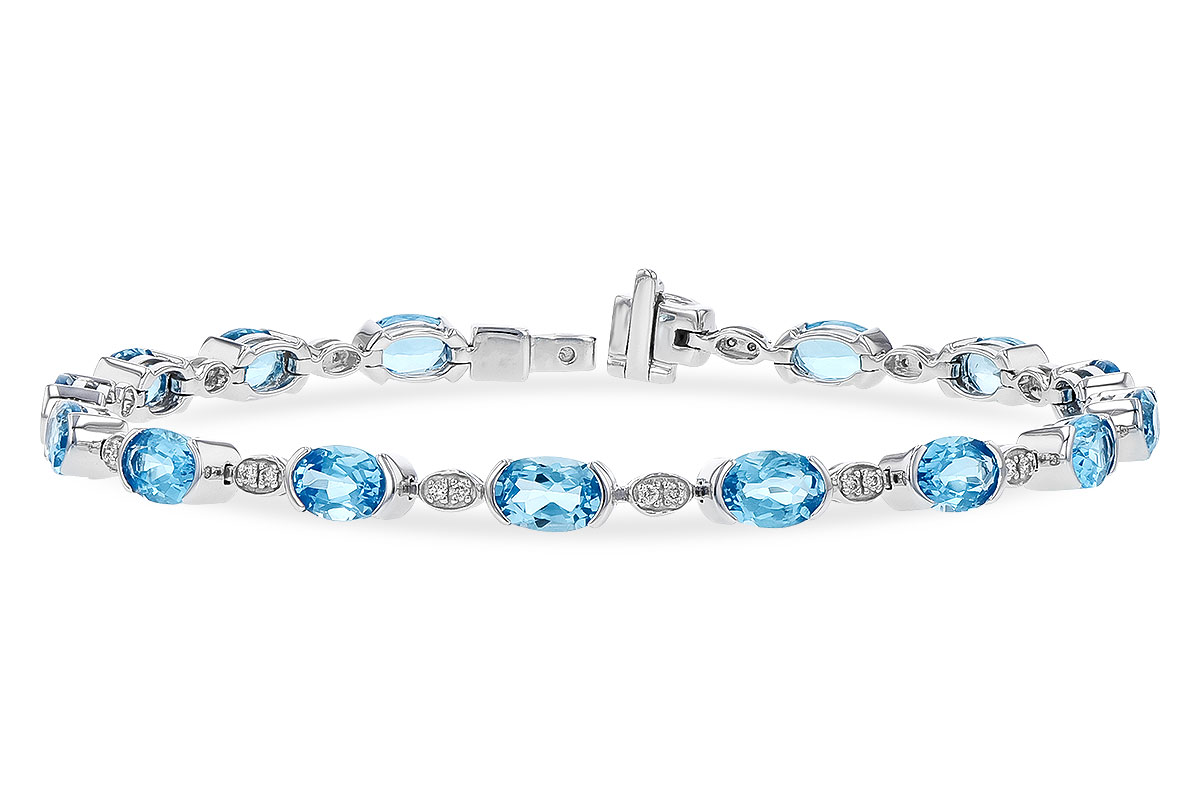 M274-28095: BRACELET 7.80 SWISS BLUE TOPAZ 7.96 TGW