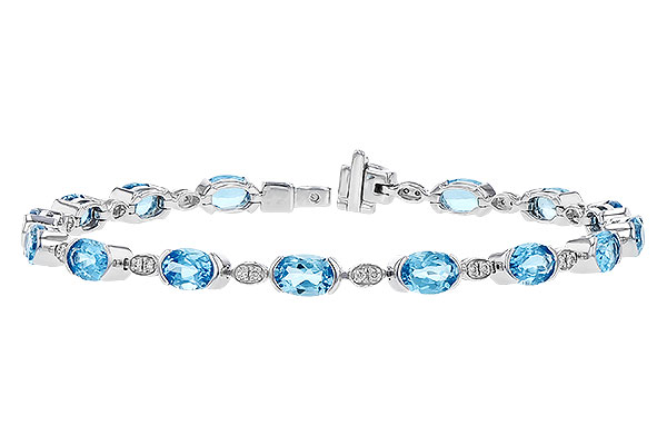 M274-28095: BRACELET 7.80 SWISS BLUE TOPAZ 7.96 TGW