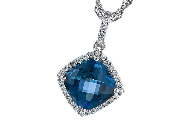 M274-31768: NECK 1.09 LONDON BLUE TOPAZ 1.20 TGW