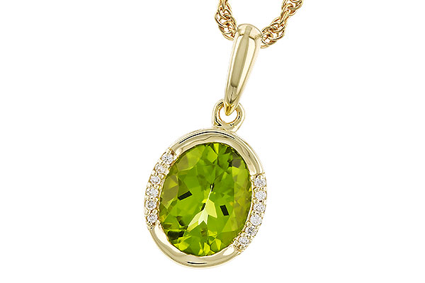 M274-31795: NECKLACE 1.72 TW PERIDOT 1.75 TGW (9x7 PER)