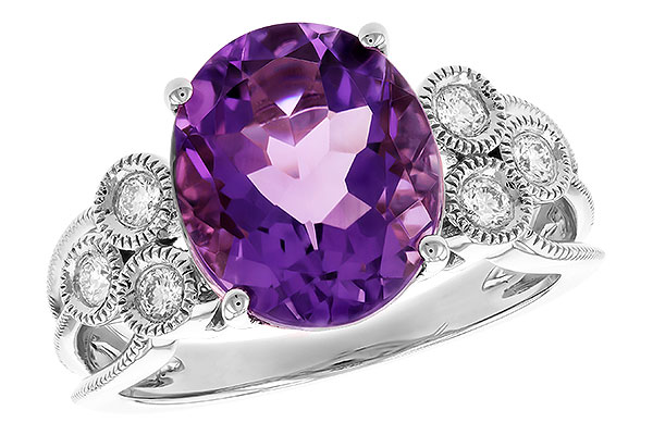 M274-32695: LDS RG 3.90 AMETHYST 4.16 TW (12x10 AMY)