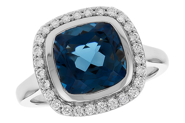 M274-34486: LDS RG 3.85 LONDON BLUE TOPAZ 4.15 TGW (9MM LBT)